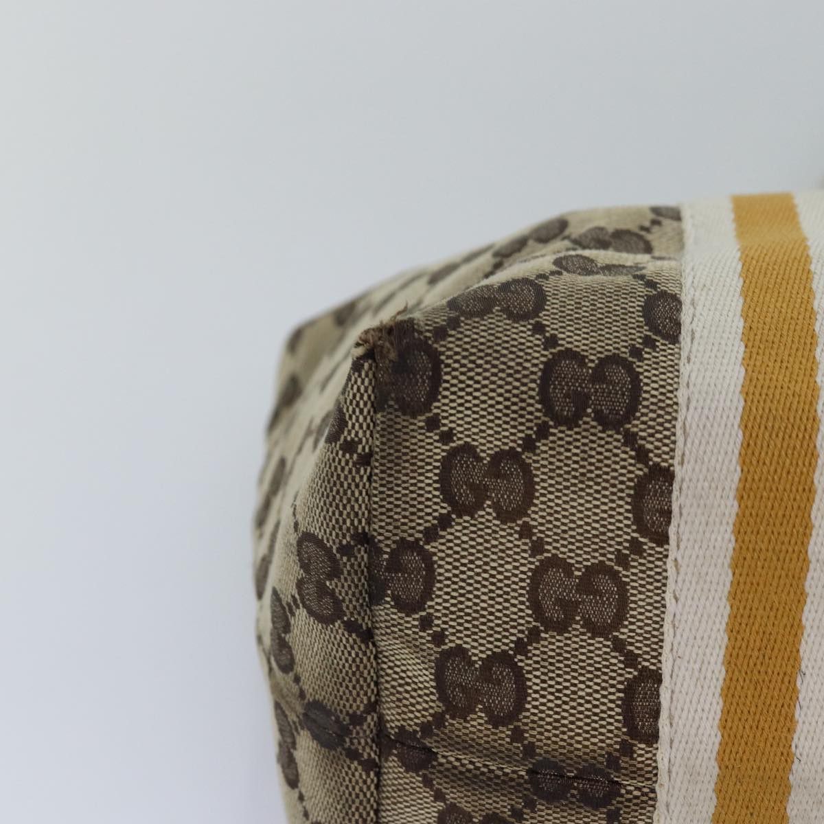 GUCCI GG Canvas Tote Bag Beige 137396 79542