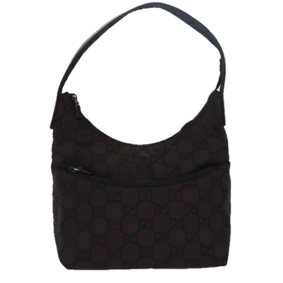 GUCCI GG Canvas Shoulder Bag Brown 001 3386 79587