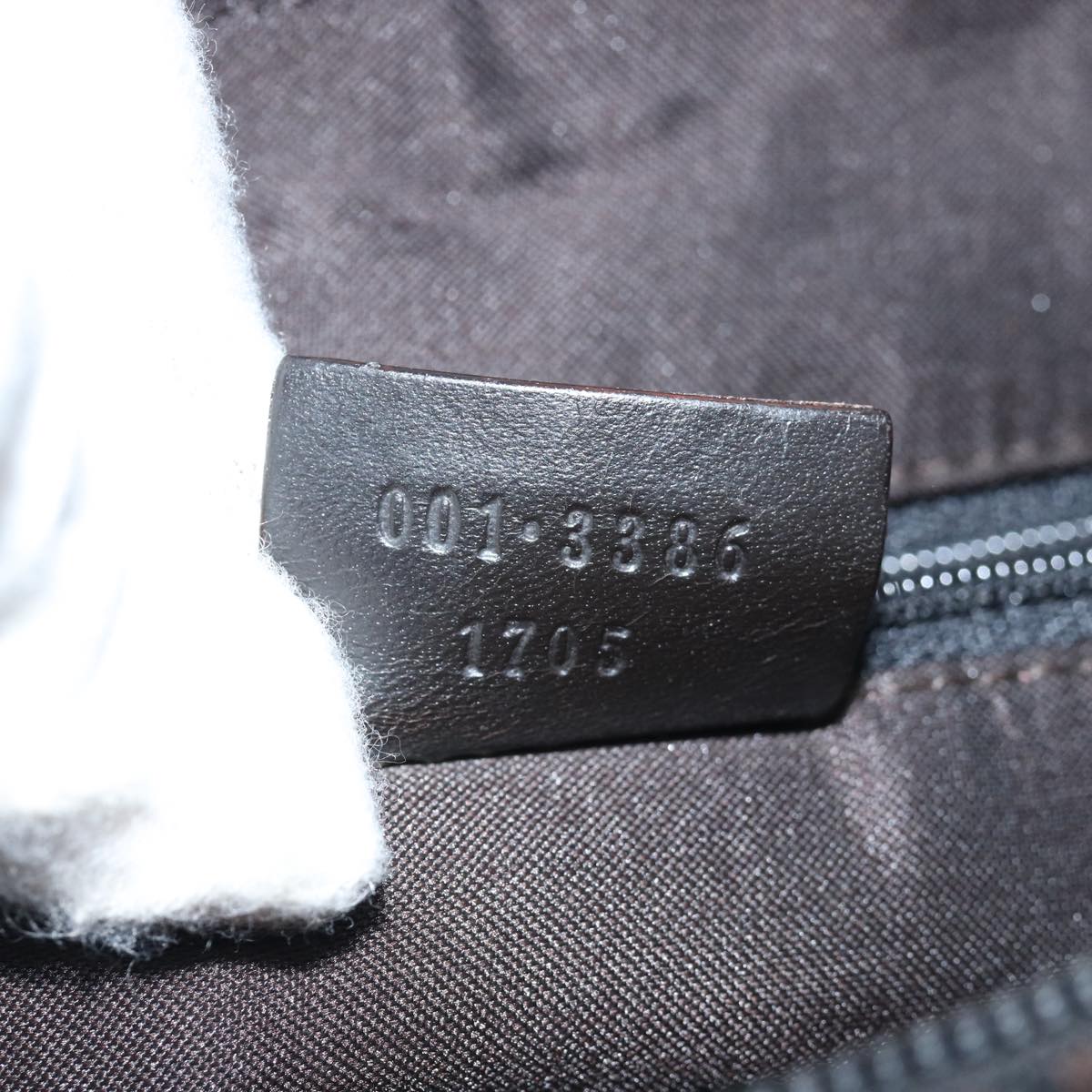 GUCCI GG Canvas Shoulder Bag Brown 001 3386 79587