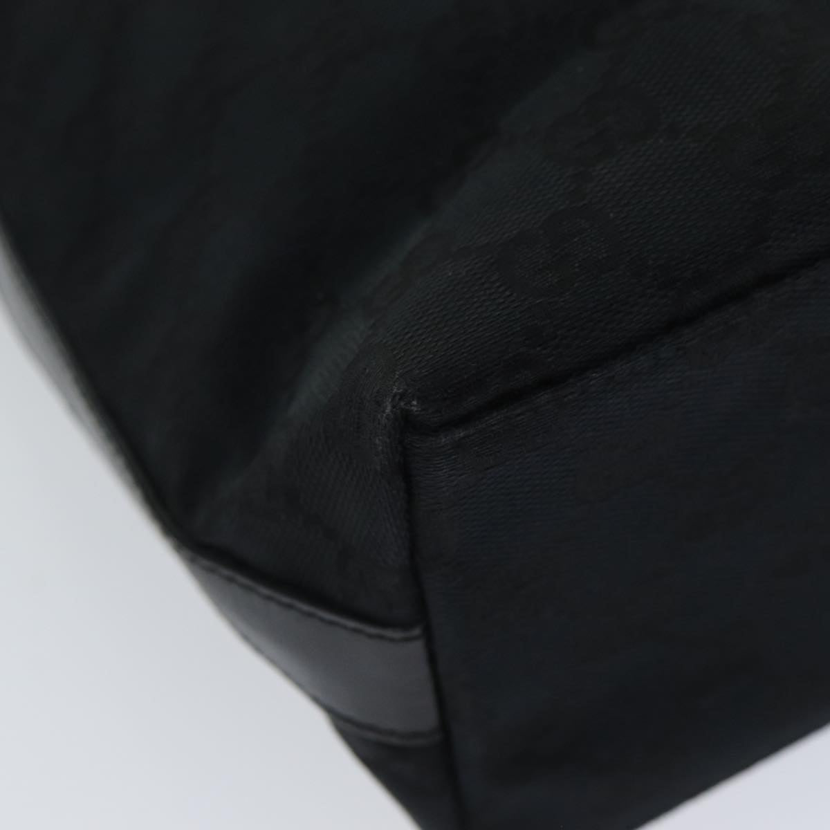 GUCCI GG Canvas Shoulder Bag Black 000 0602 79599