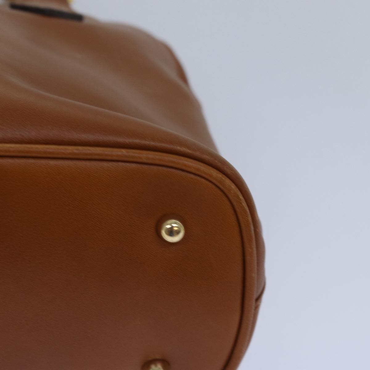 GUCCI Bamboo Hand Bag Leather Brown 000 1274 0290 79612