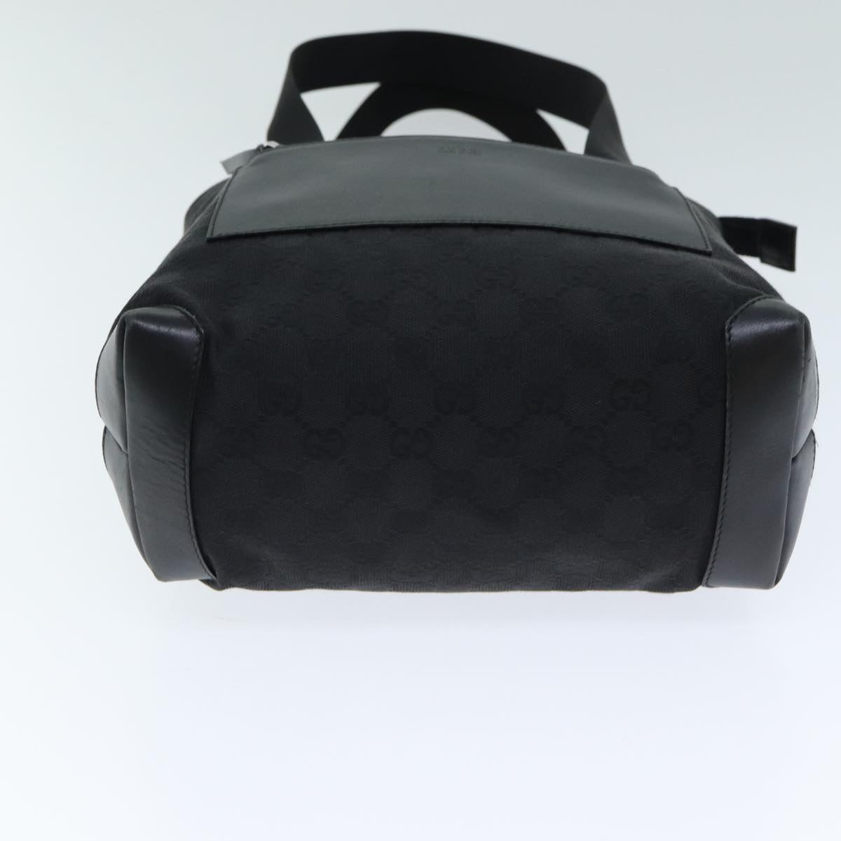GUCCI GG Canvas Tote Bag Canvas Black 79649