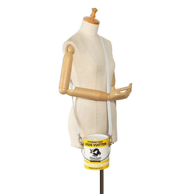Louis Vuitton Monogram Paint Can Handbag 2WAY M81593 Yellow White PVC  Louis Vuitton