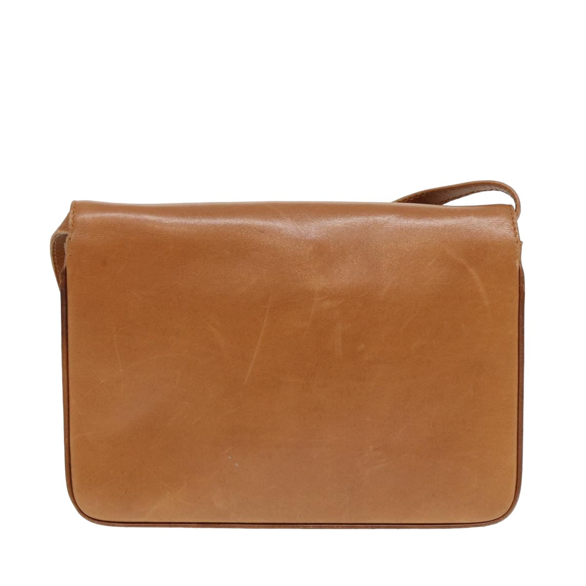 GUCCI Shoulder Bag Leather Brown 79733