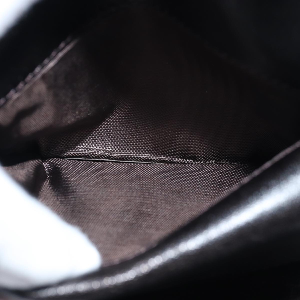 FENDI Zucca Canvas Wallet Black Brown 79791