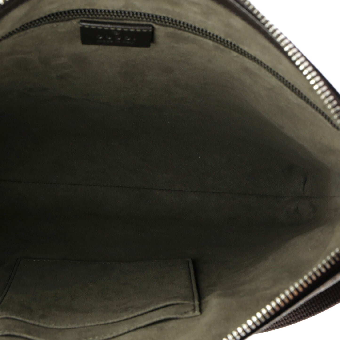 Front Zip Messenger GG Coated Canvas Medium
