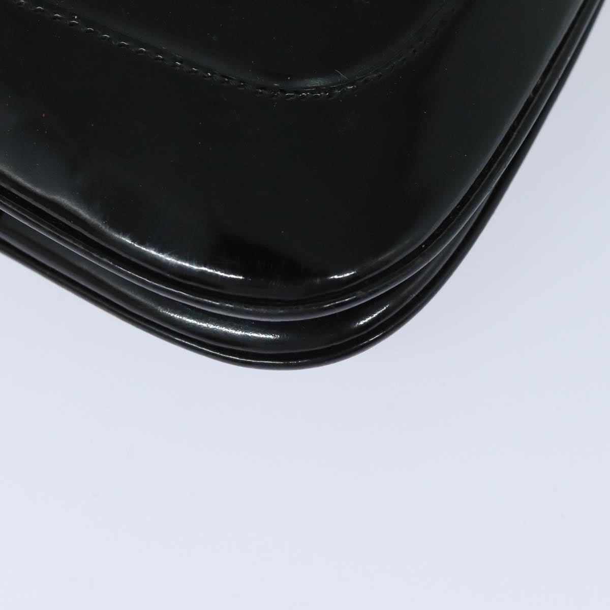 GUCCI Jackie Shoulder Bag Enamel Black 001 4272 79821