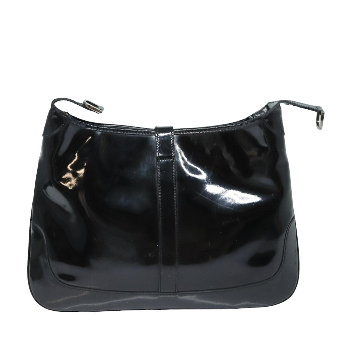 GUCCI Jackie Shoulder Bag Enamel Black 001 4272 79821