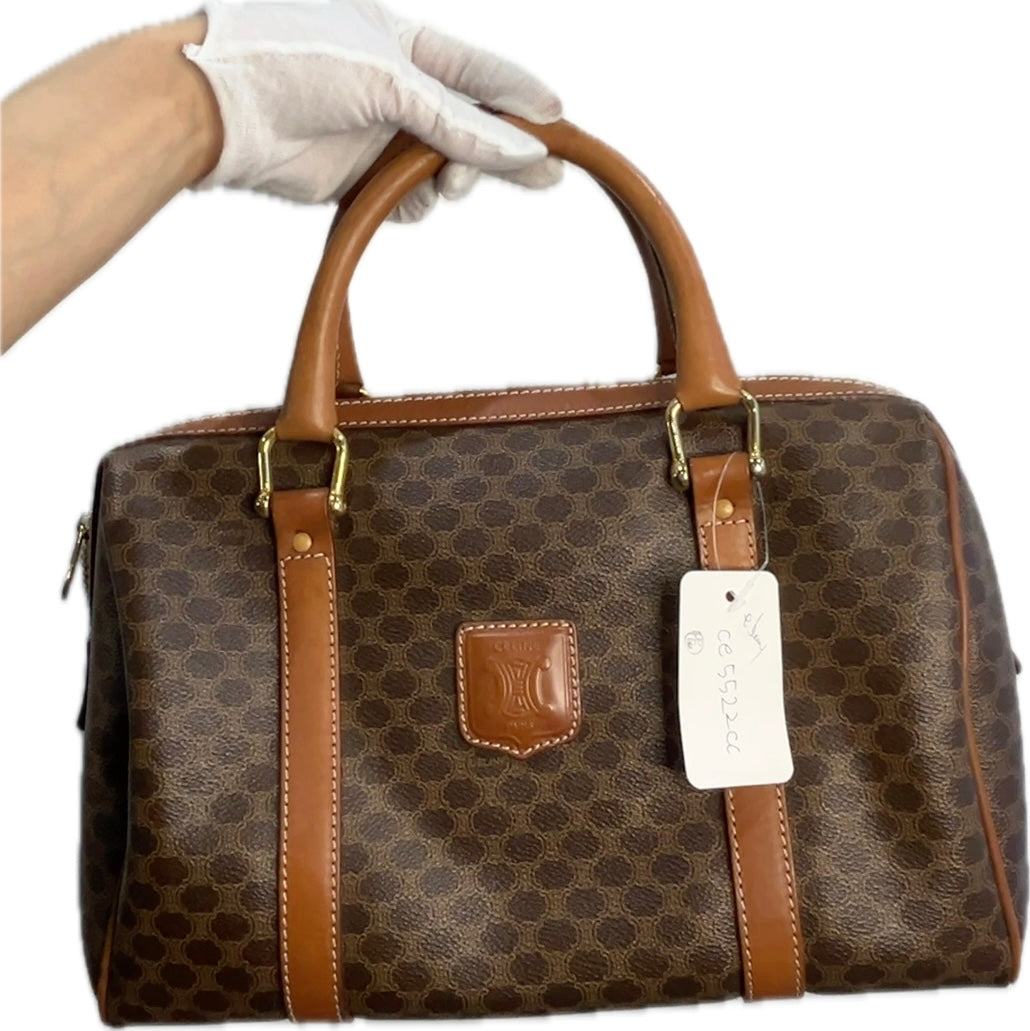 CÃƒÆ’Ã‚Â©line Macadam Brown Canvas Travel Bag ce5522cc