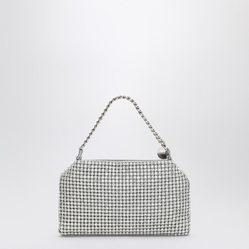 Stella Mccartney Falabella Mesh Shoulder Bag With Silver Crystals Women