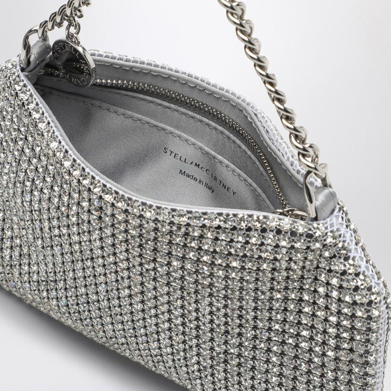 Stella Mccartney Falabella Mesh Shoulder Bag With Silver Crystals Women