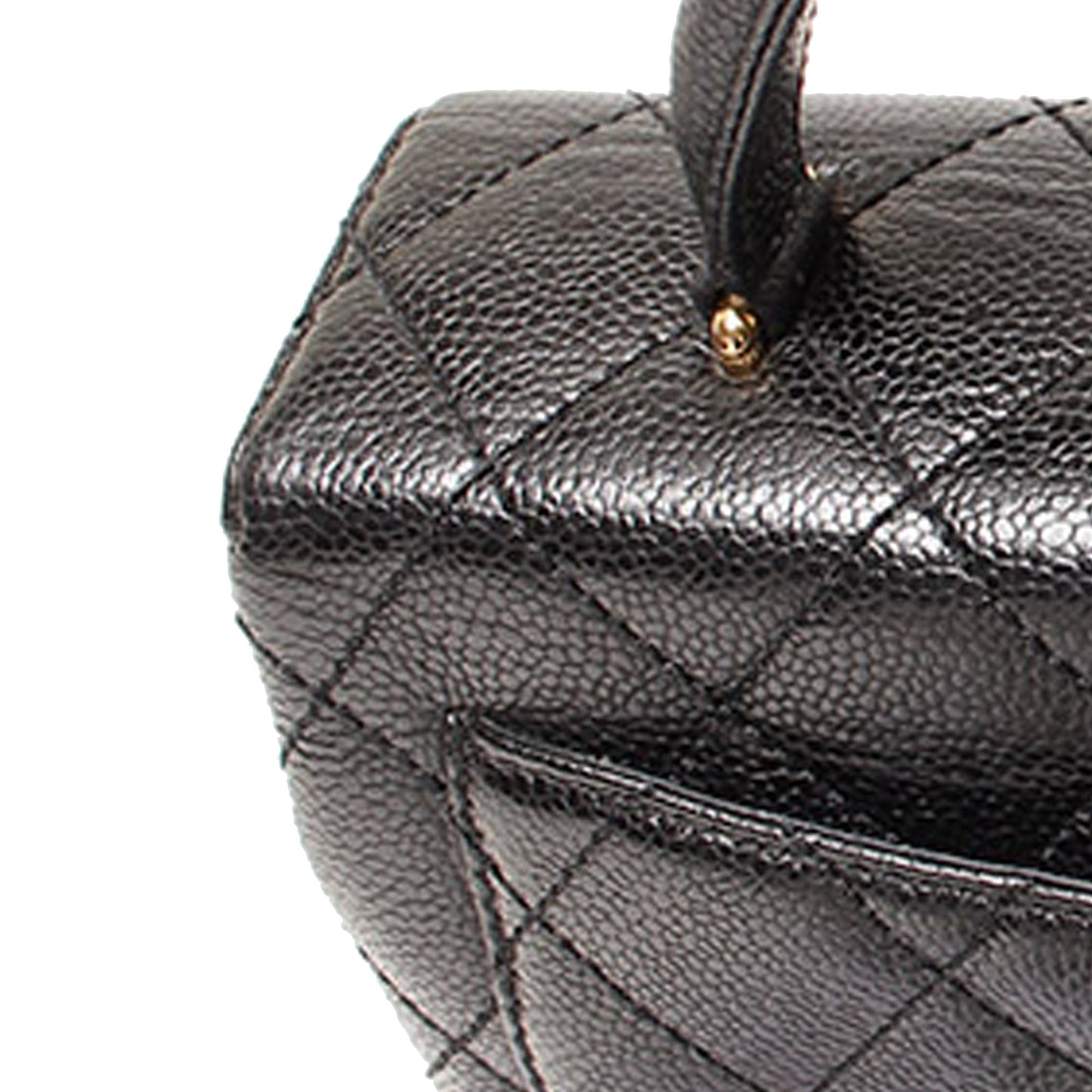 Chanel Kelly Bag Black Caviar Gold