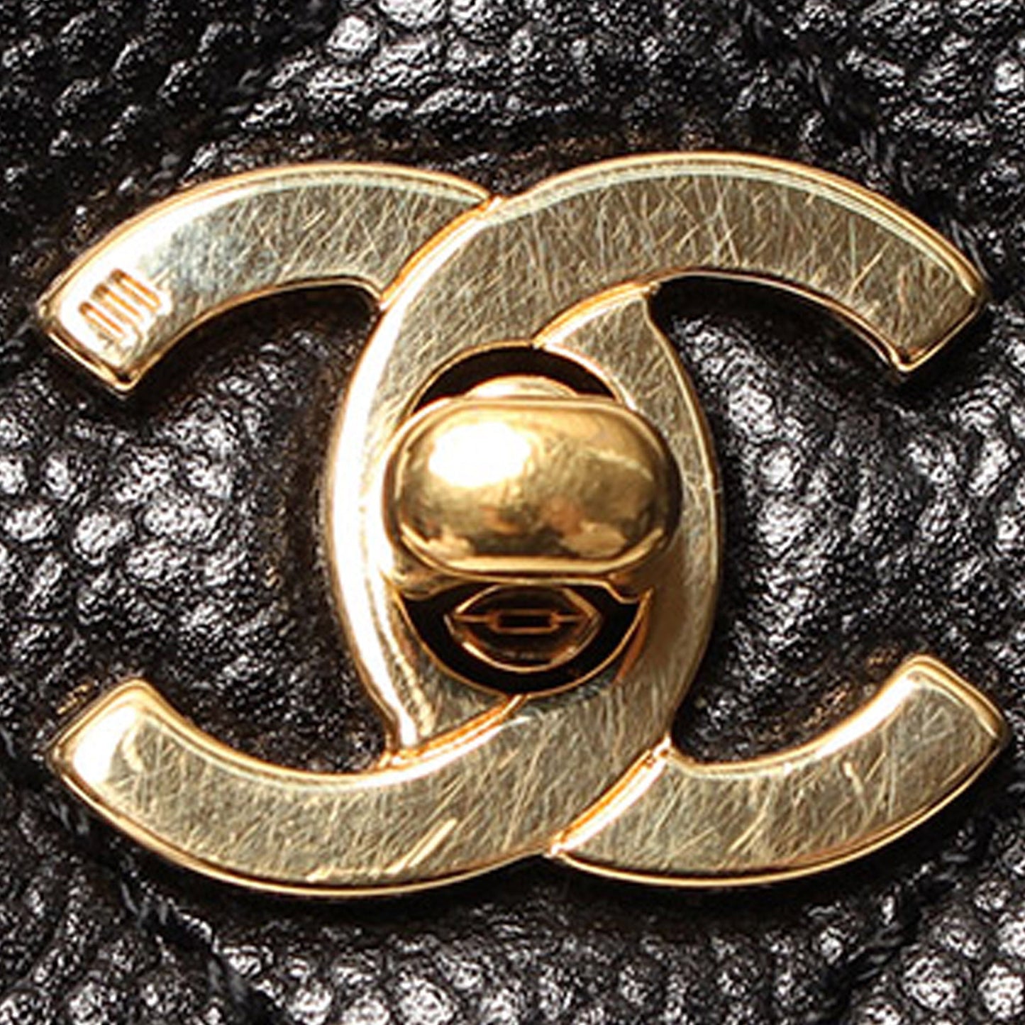 Chanel Kelly Bag Black Caviar Gold