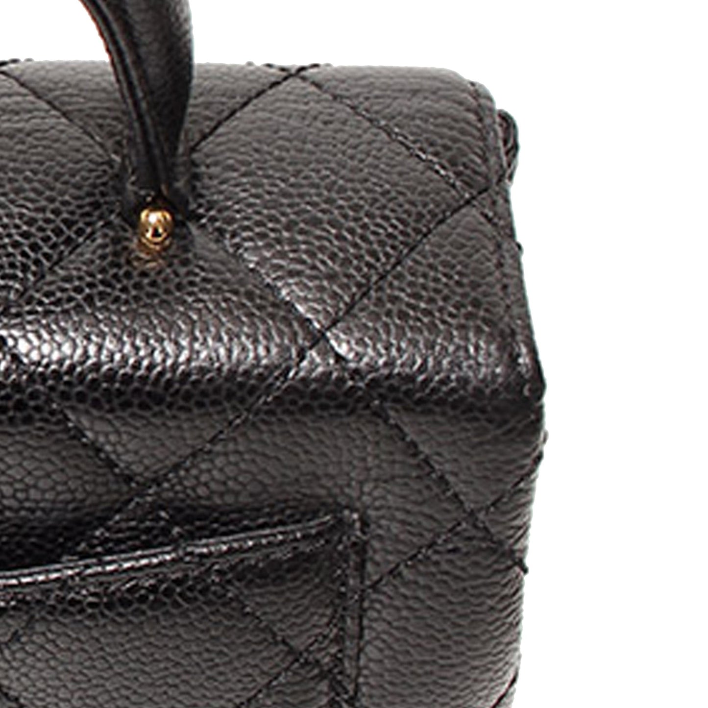Chanel Kelly Bag Black Caviar Gold