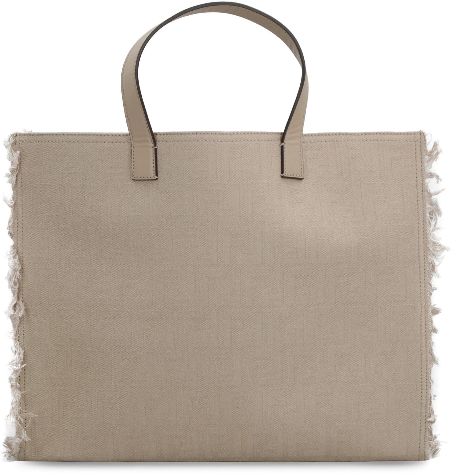 JACQUARD FABRIC TOTE