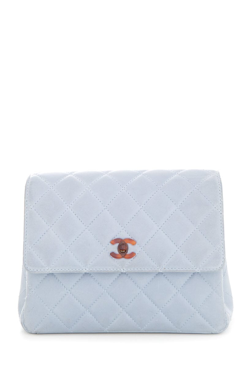 Chanel Vintage 1997/99 Pale Blue Handbag