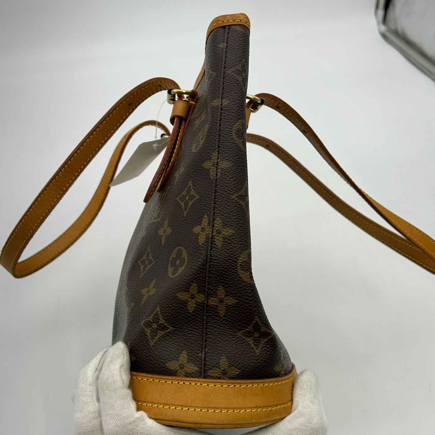 LOUIS VUITTON Monogram Bucket PM Shoulder Bag lv8857cc