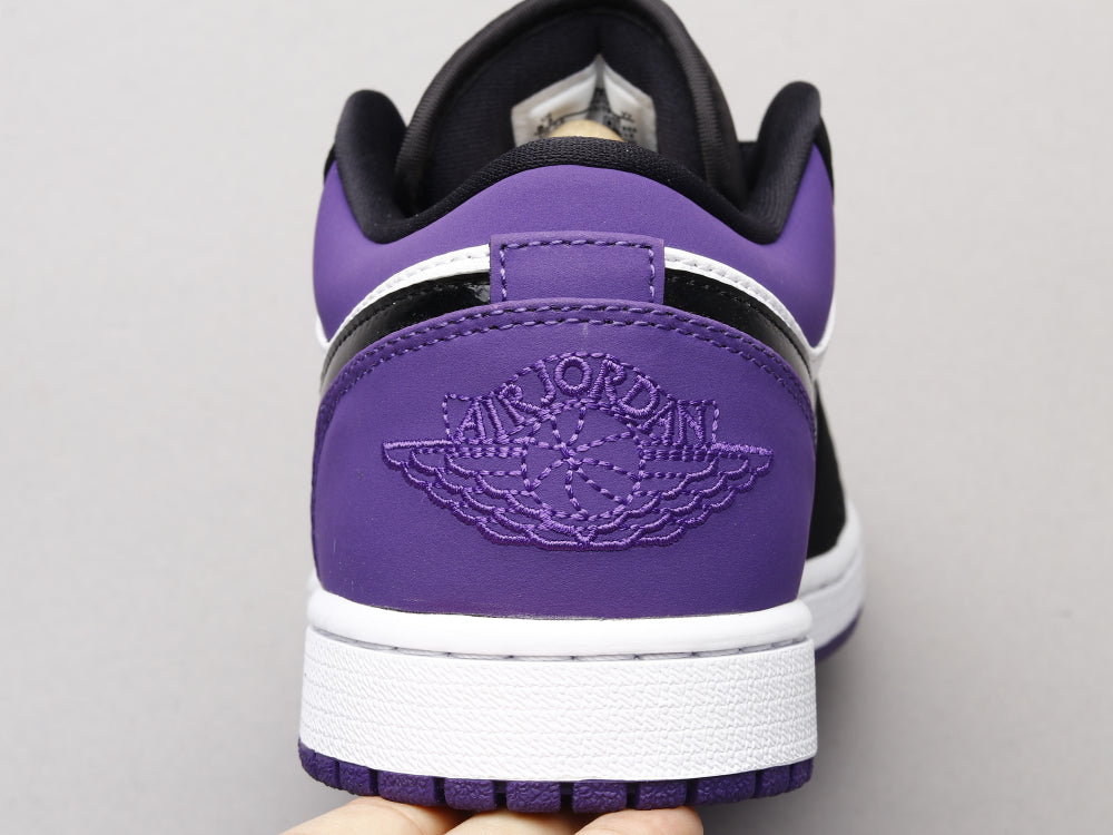 GLM - AJ1 black and purple toes