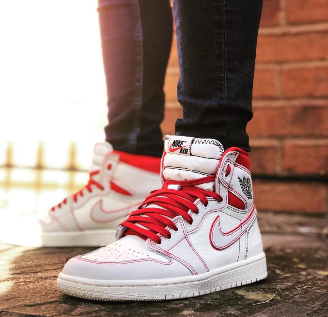 GLM - AJ1 white and red manuscript