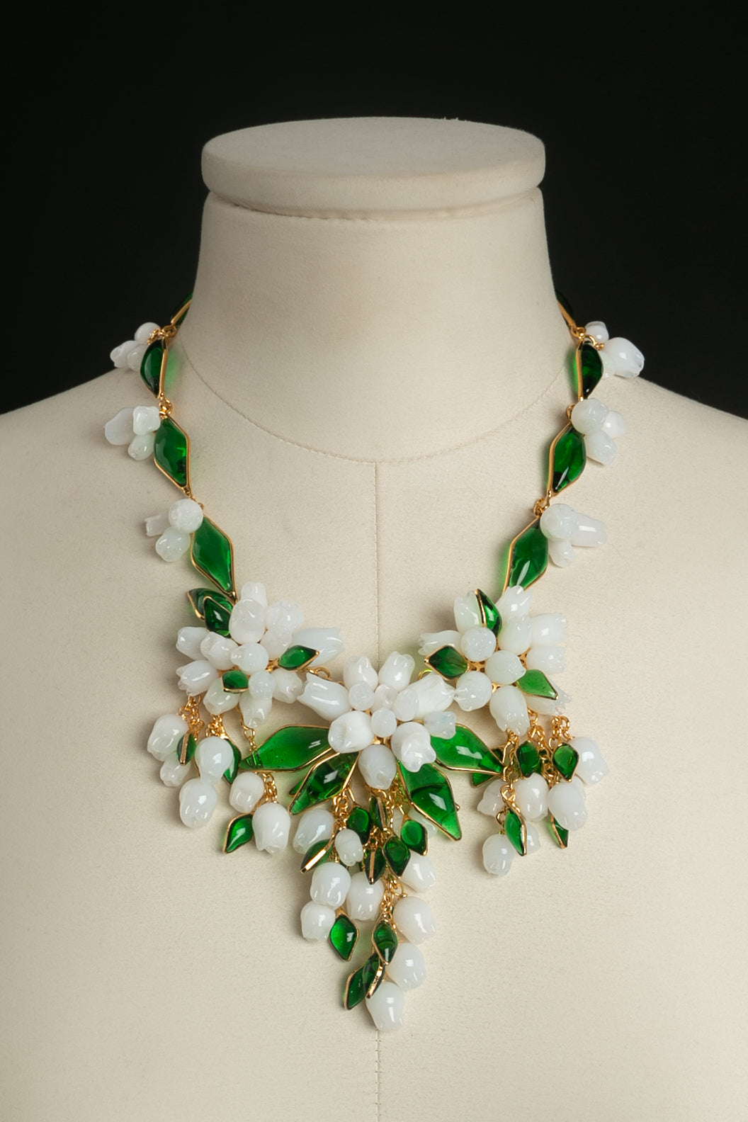 Collier plastron en pÃƒÆ’Ã‚Â¢te de verre Augustine
