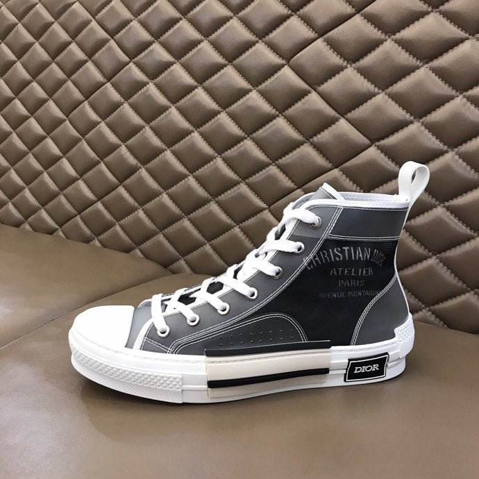 GLM - DIR B23 Black and White HIGH-TOP SNEAKER