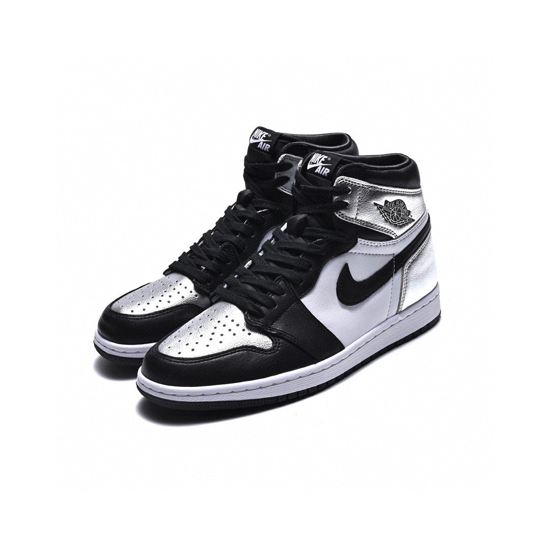 GLM - AJ1 High Black Silver