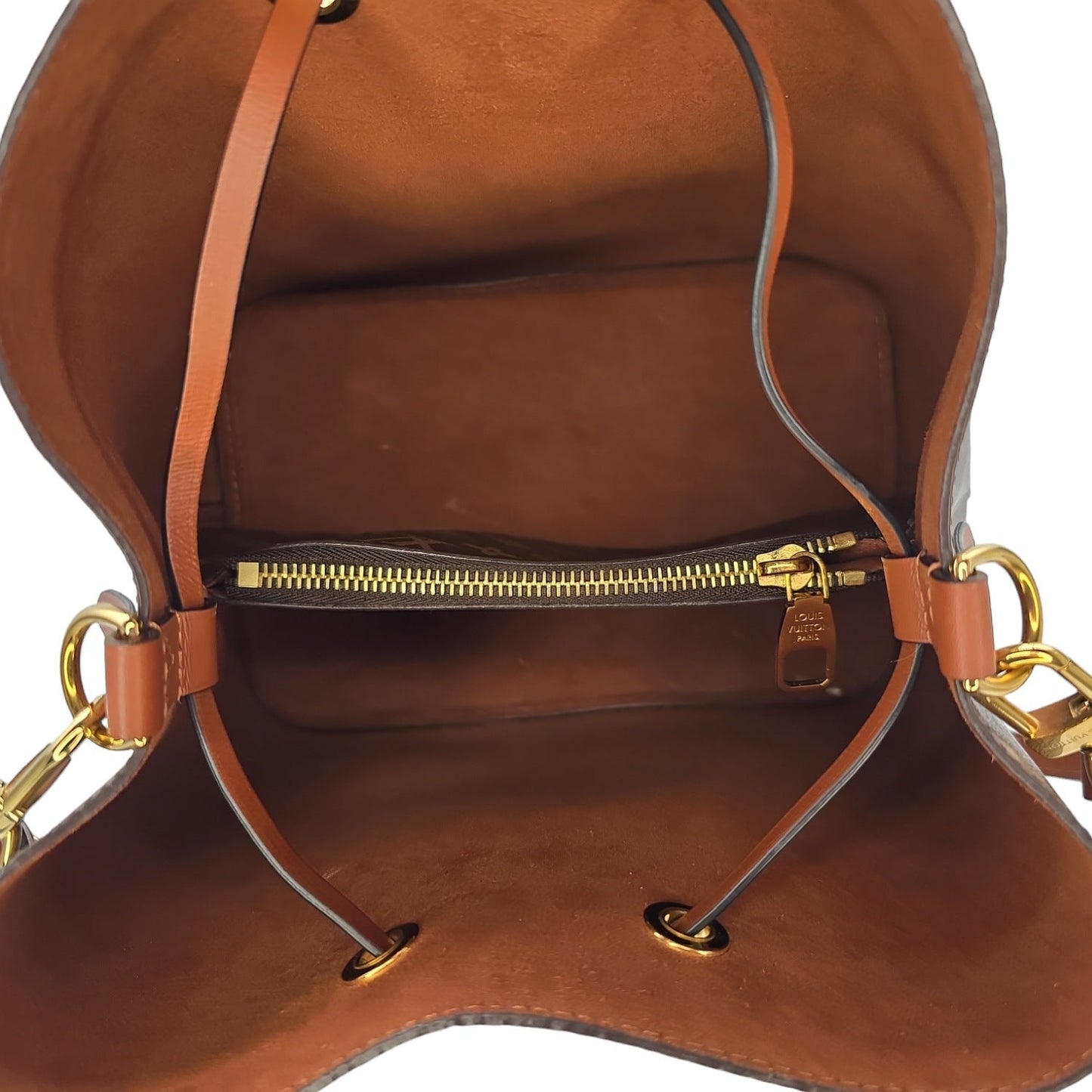 Louis Vuitton Monogram Caramel NÃ©oNoÃ© MM Bucket Bag