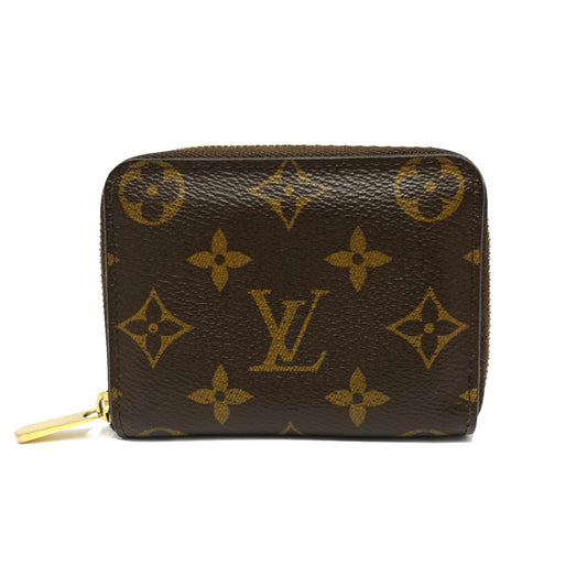 Louis Vuitton M60067 Monogram Brown G Gold  Small Wallet Small  Women Only