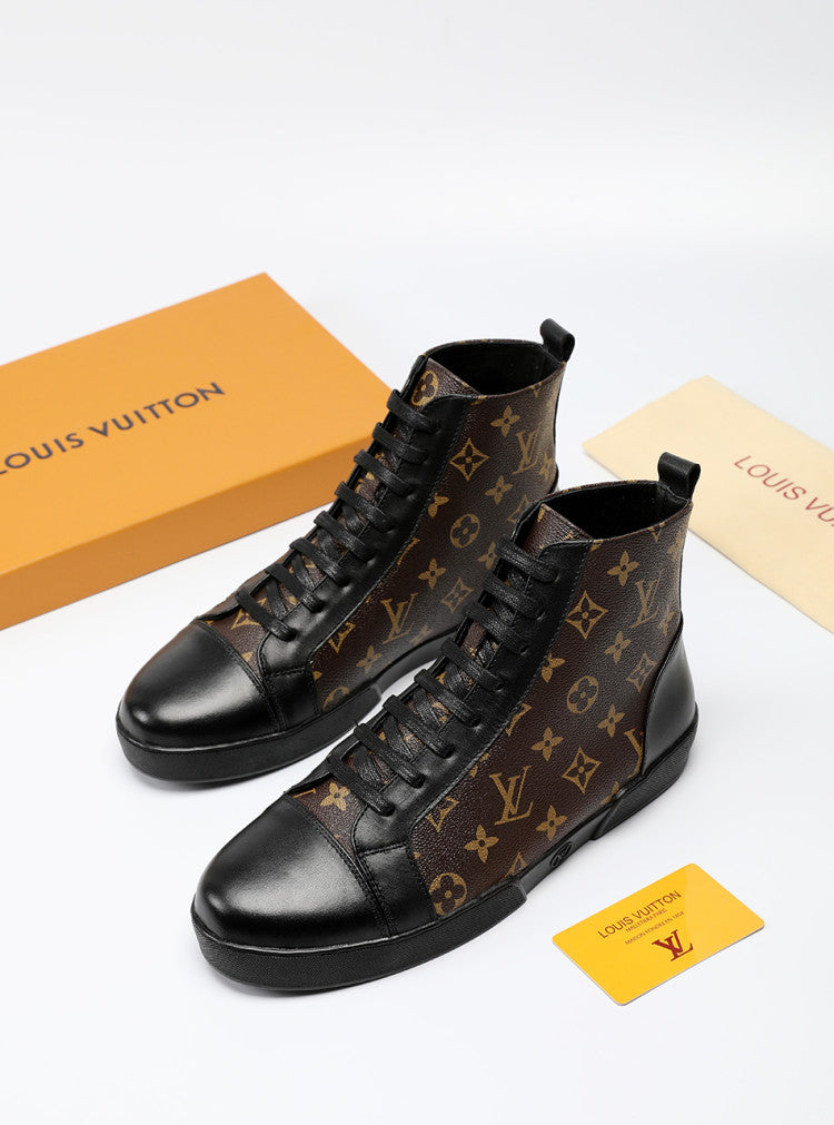 GLM - LUV High GLMnogram Brown Boot Sneaker