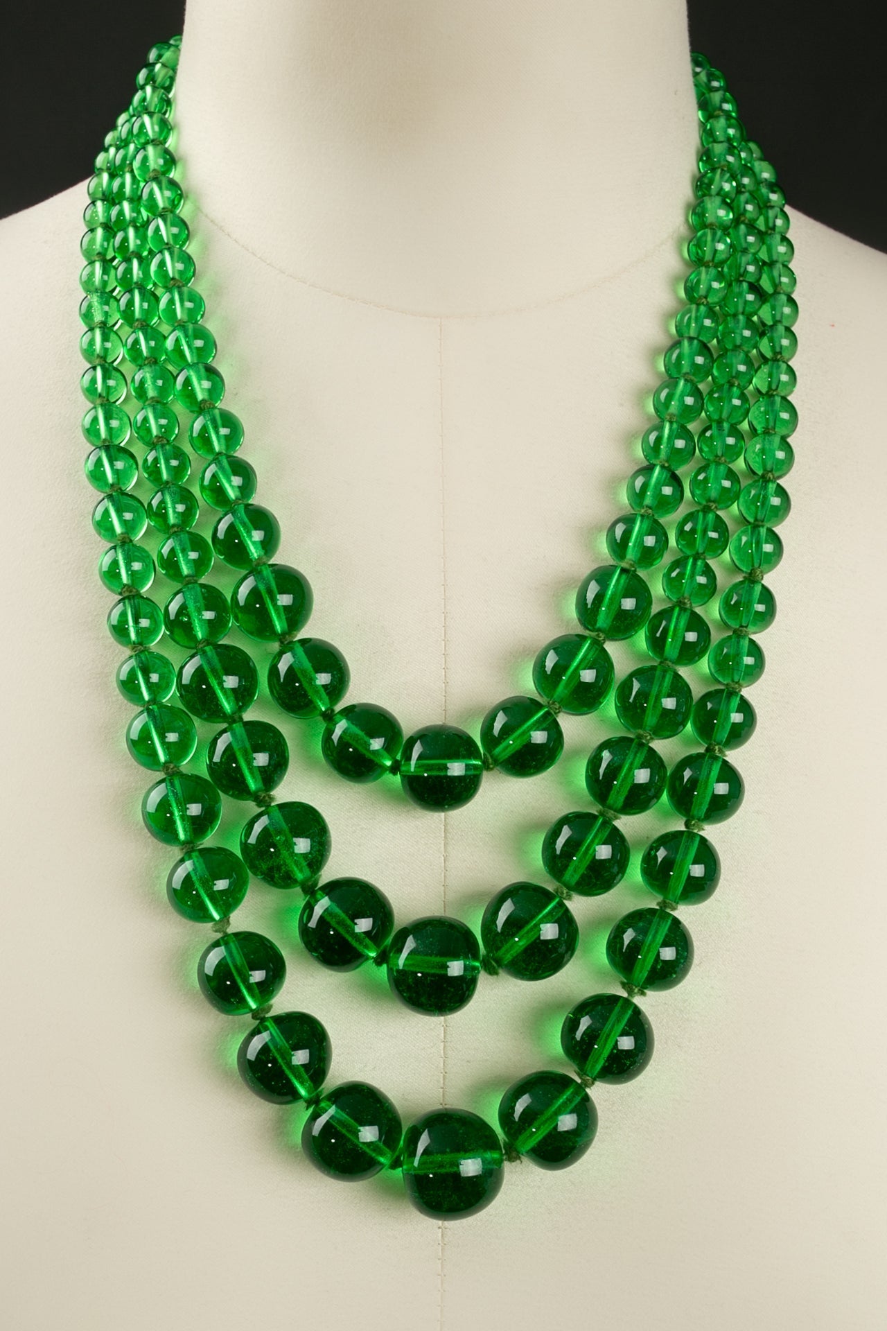 Collier de perles de verre
