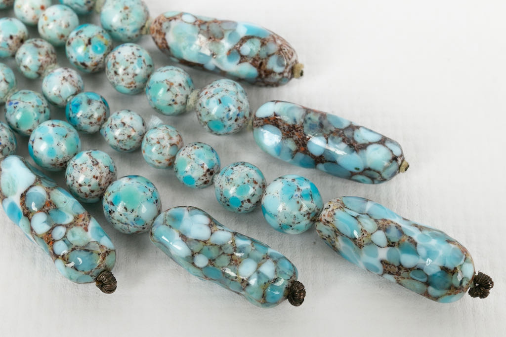 Broche ancienne turquoise