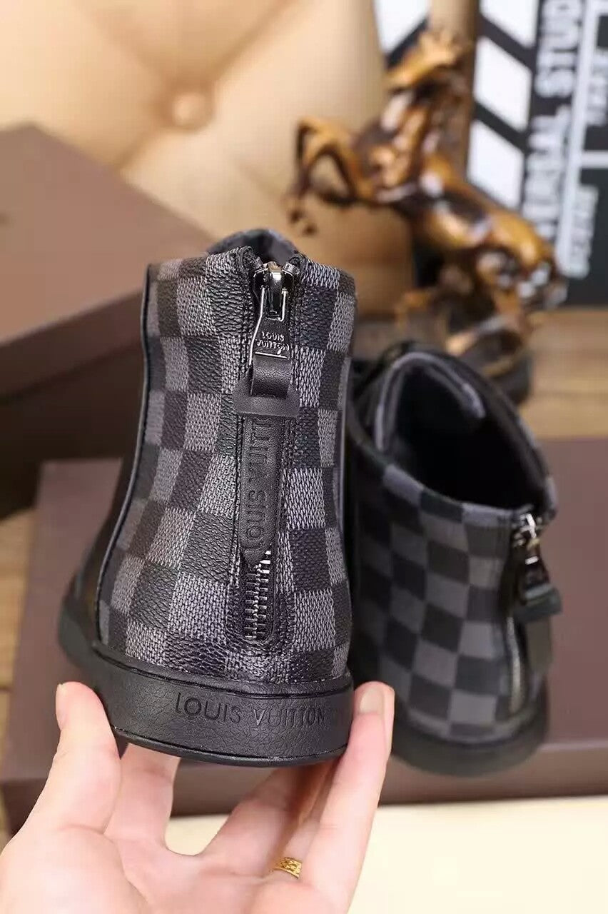 GLM - LUV HIgh Top Black Sneaker