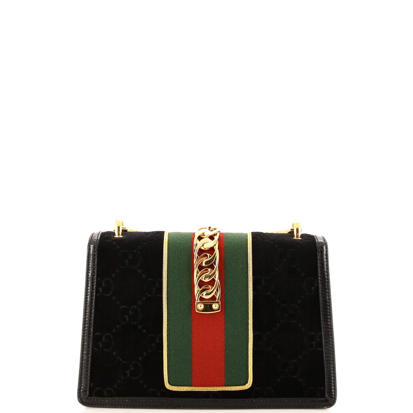 Sylvie Shoulder Bag GG Velvet Small
