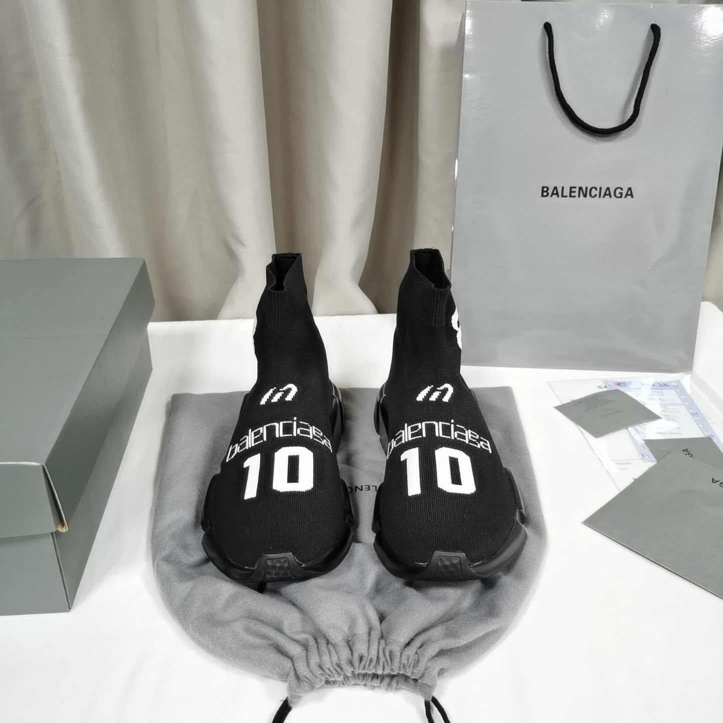 GLM - Bla Speed Recycled Knit Sneakers Black