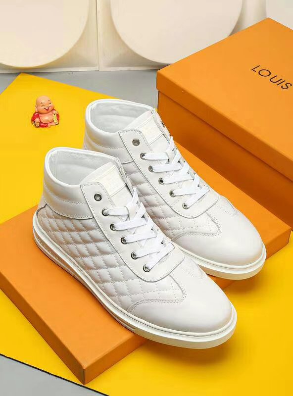 GLM - LUV HIgh Top Metal White Sneaker