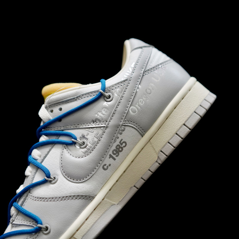 GLM - OW x Dunk (NO.10) blue shoelace yellow buckle