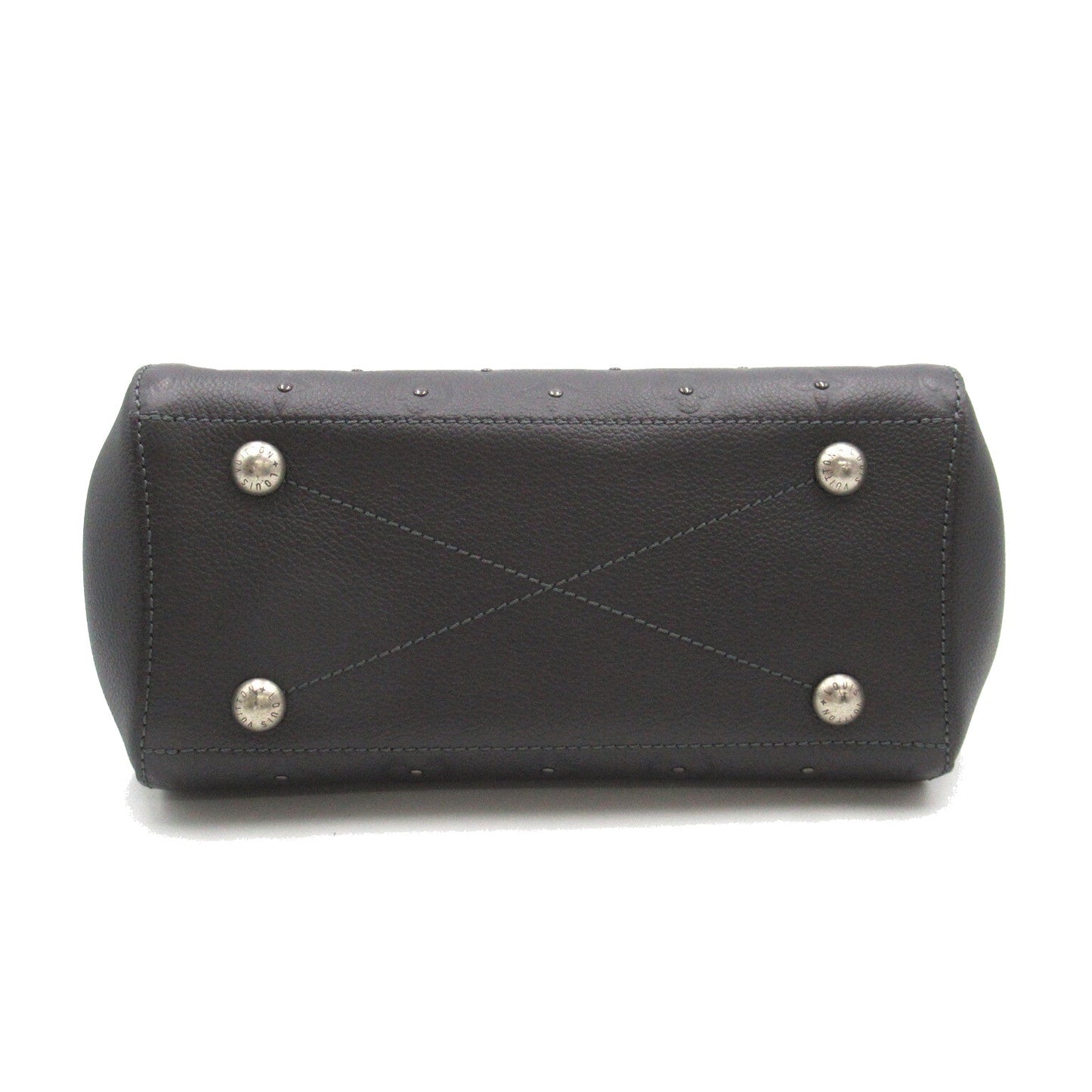 Louis Vuitton Montaigne BB 2w Shoulder Bag Leather Monogram Emplant  Grey Platinum M50665
