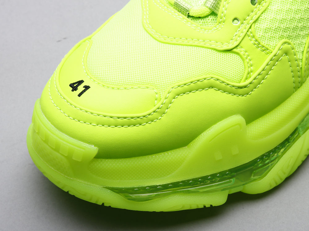 GLM - Bla Air Cushion  Fluorescent Green Sneaker