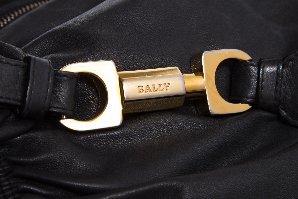 Bally Black Leather Hobo