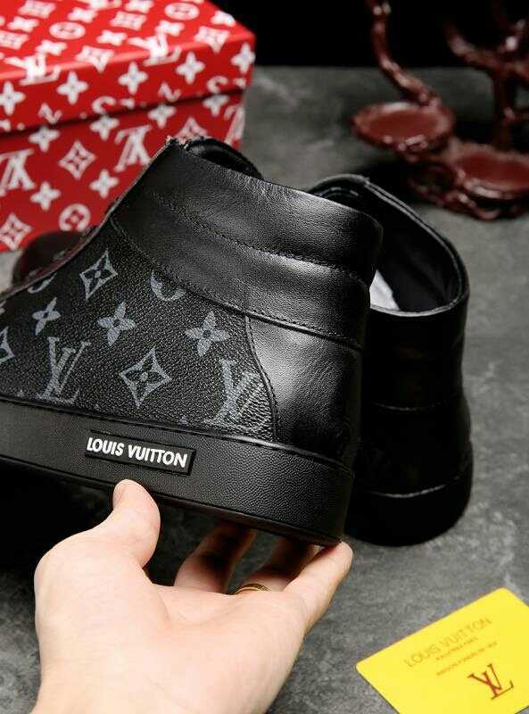 GLM - LUV HIgh Top Black Sneaker