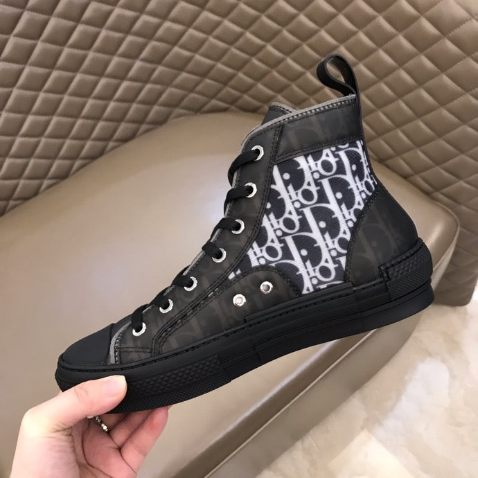 GLM - DIR B23 Black HIGH-TOP SNEAKER