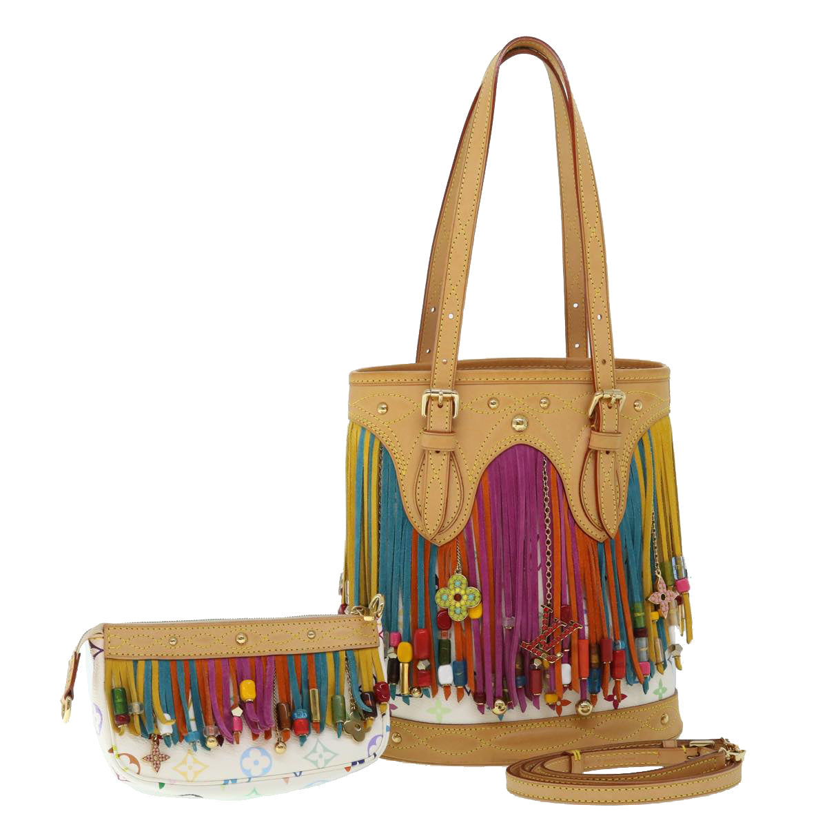 Louis Vuitton Bucket  Canvas Tote Bag ()