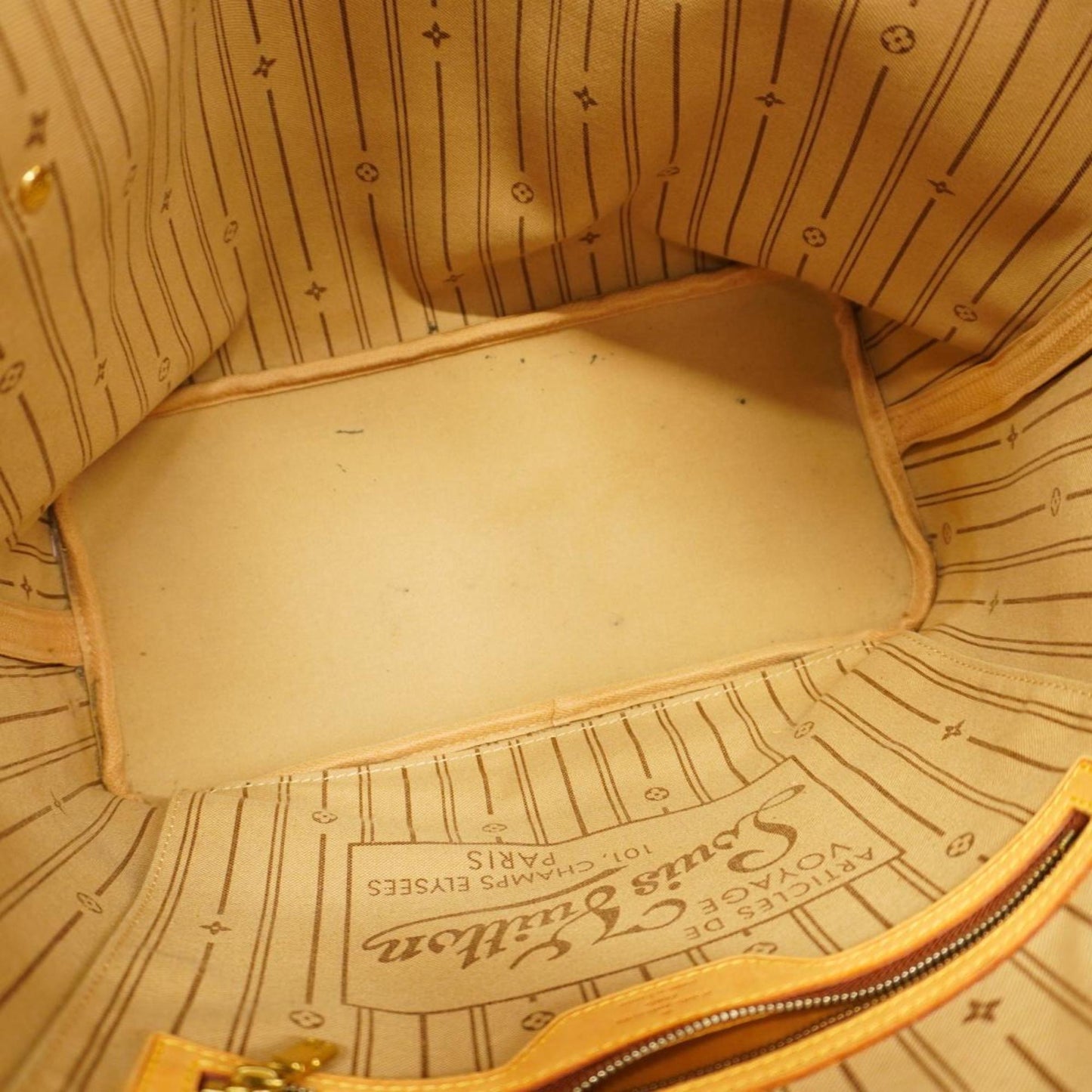 Louis Vuitton Neverfull Mm  Canvas Tote Bag ()