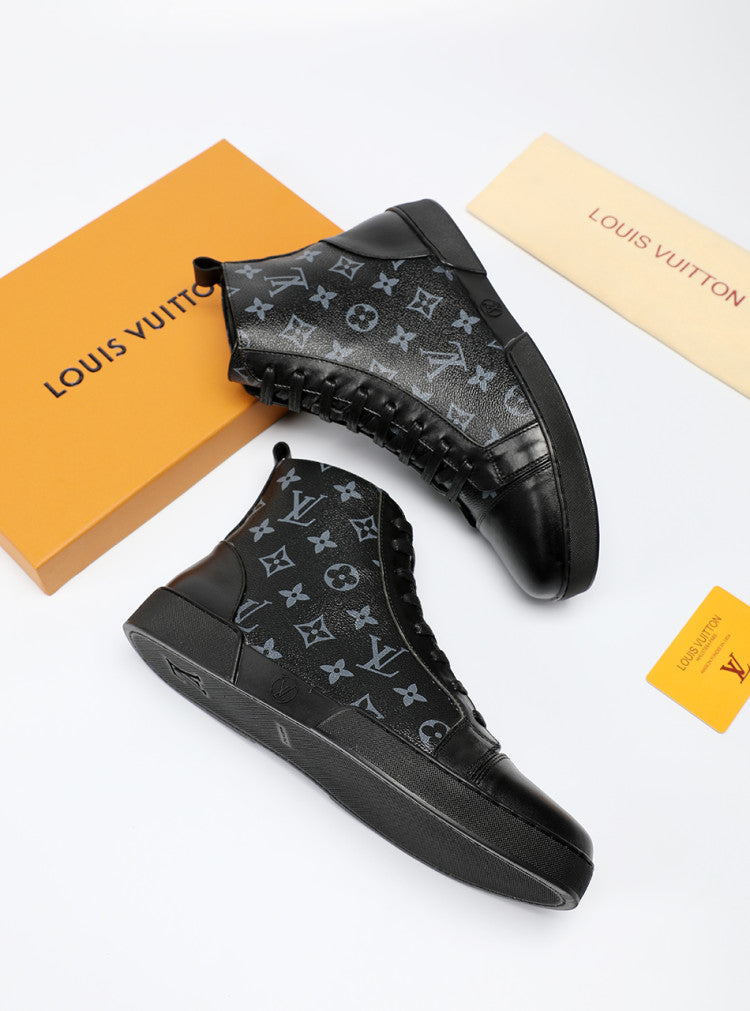 GLM - LUV High GLMnogram Black Boot Sneaker