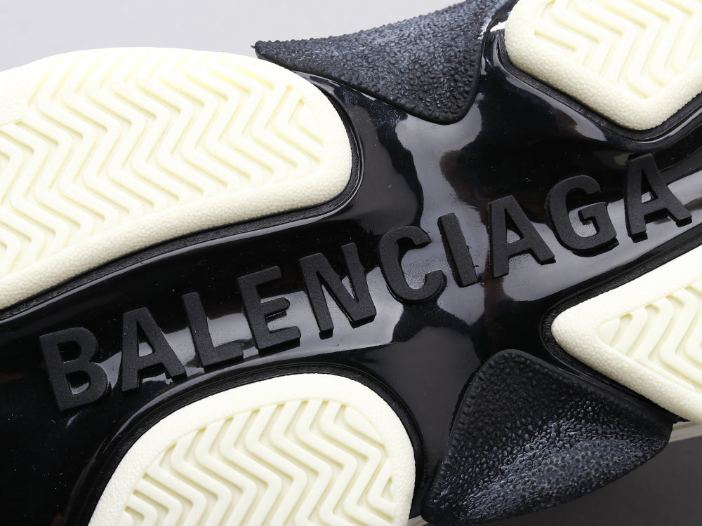 GLM - Bla Triple S Black And White Blue Sneaker