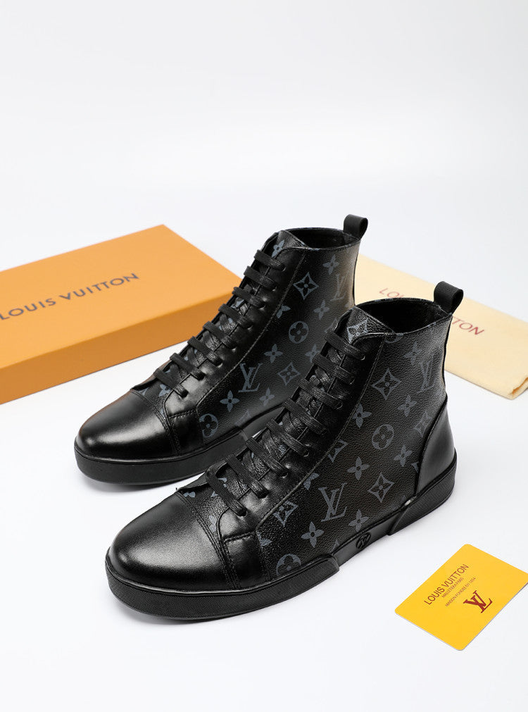 GLM - LUV High GLMnogram Black Boot Sneaker