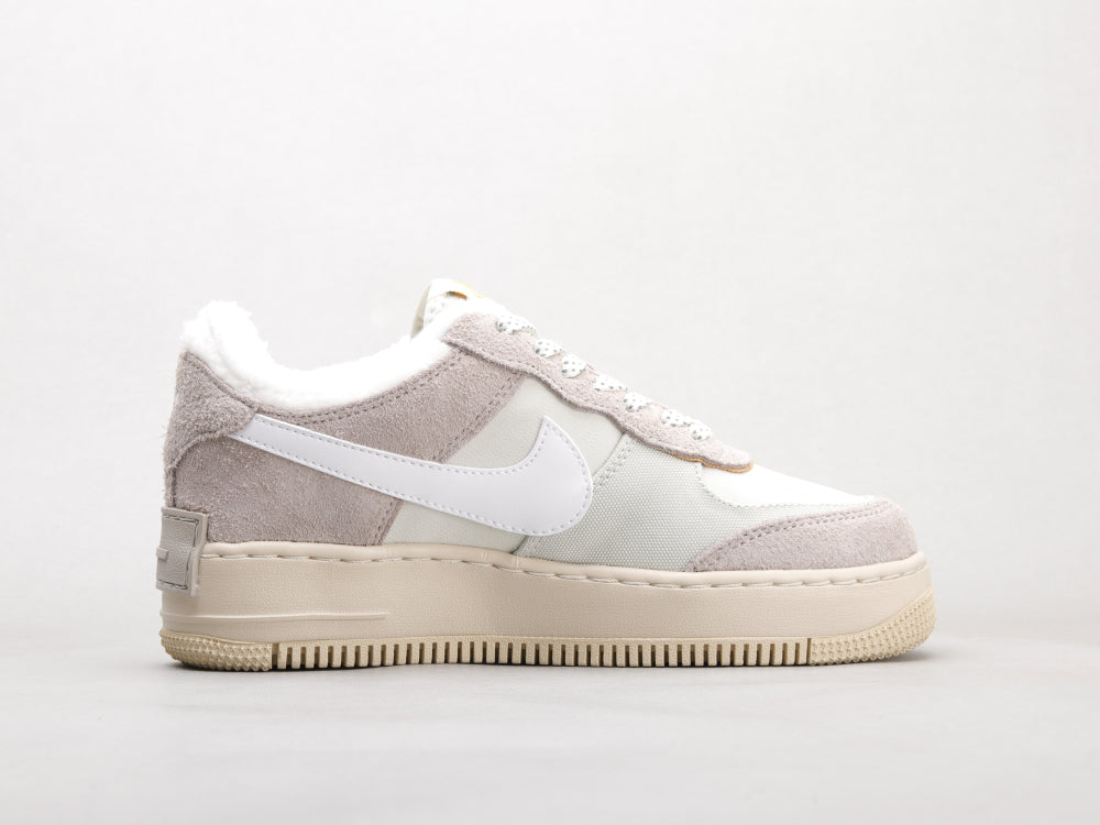 GLM - AF1 Shadow gray and white deconstructed plus velvet