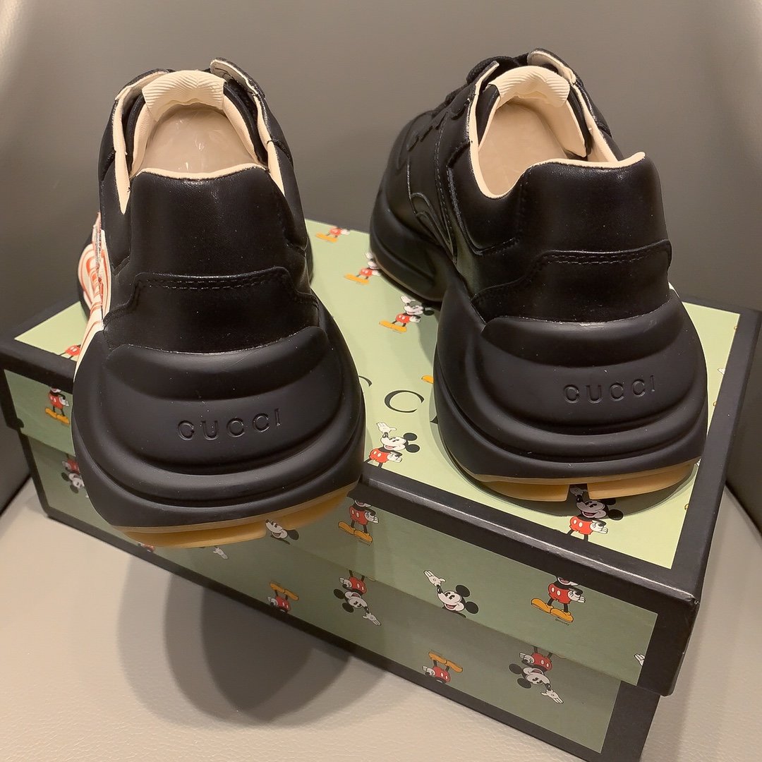 GLM-GCI  RHYTON VINTAGE TRAINER LA BLACK SNEAKER 143