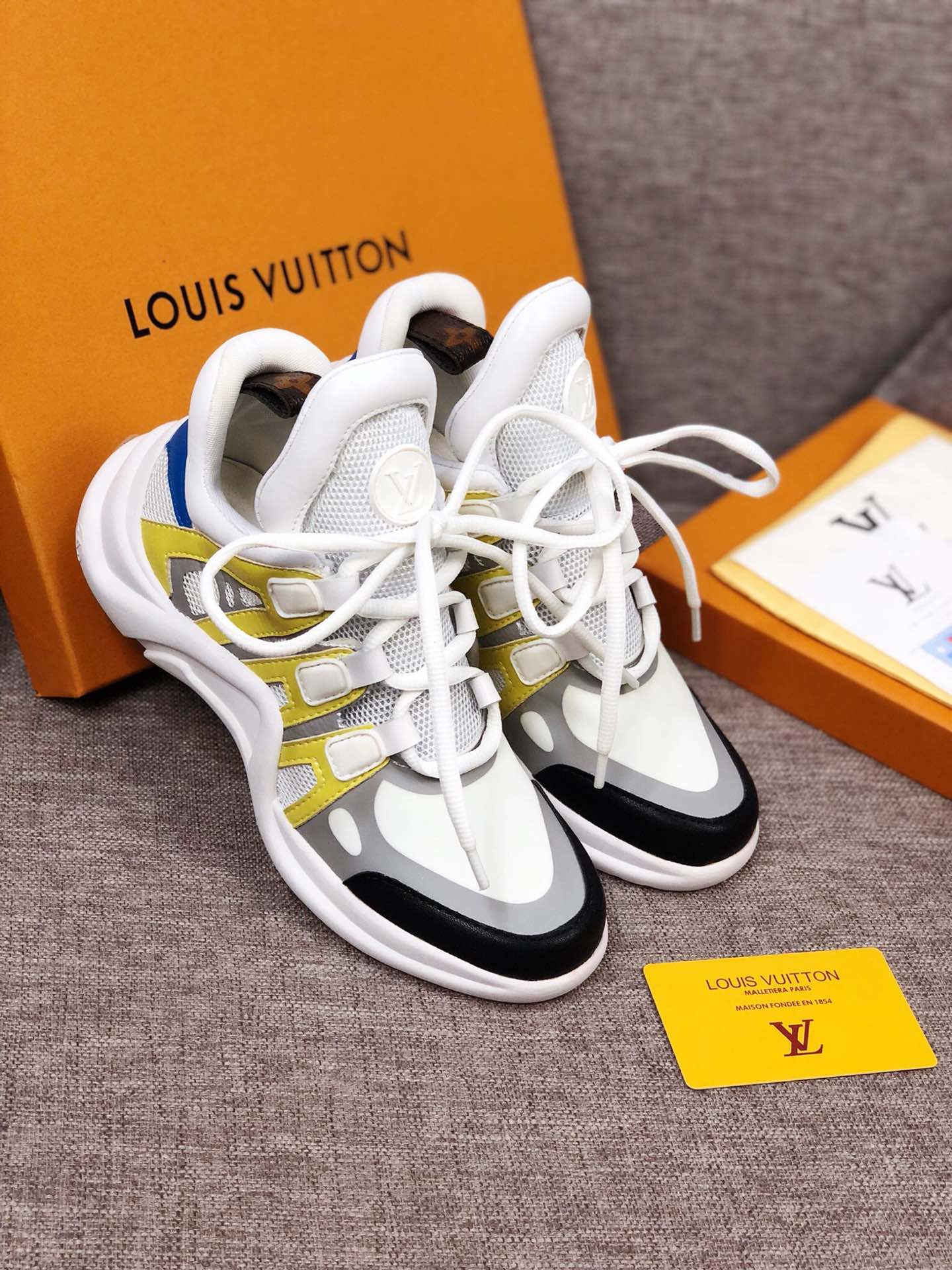 GLM - LUV Archlight Brown Black Yellow Sneaker