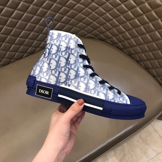 GLM - DIR B23 Blue HIGH-TOP SNEAKER